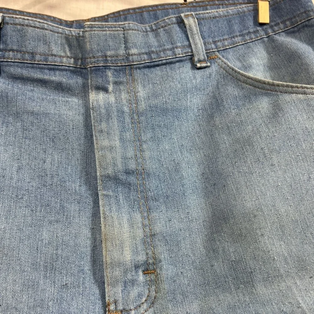 Vintage Wrangler Ankle Pants Mens 38x21 Thrashed Patina Straight High‎ Rise
